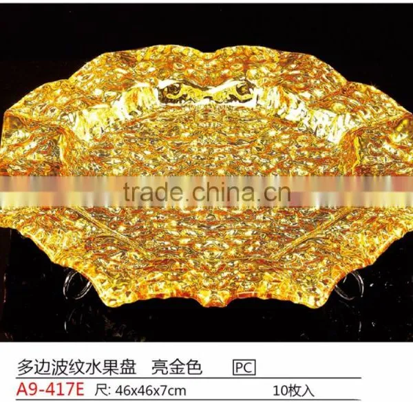 Disirable Plastic Wavy- Edge Fruit Plate photo-5