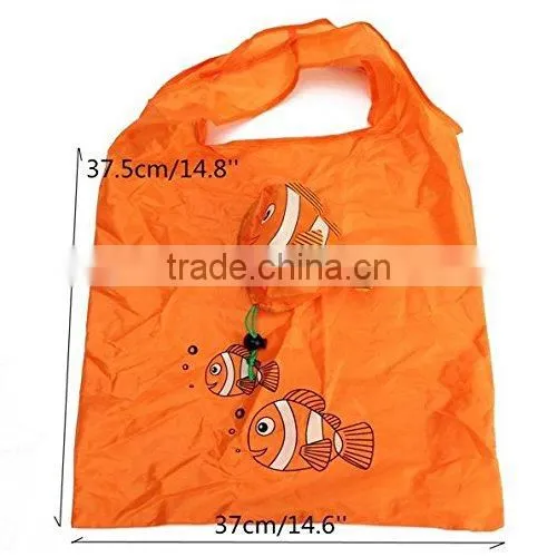 Reusable Shopping Tote Bag, Fish Foldable Shopping Bag, Best Gift for Kids photo-3