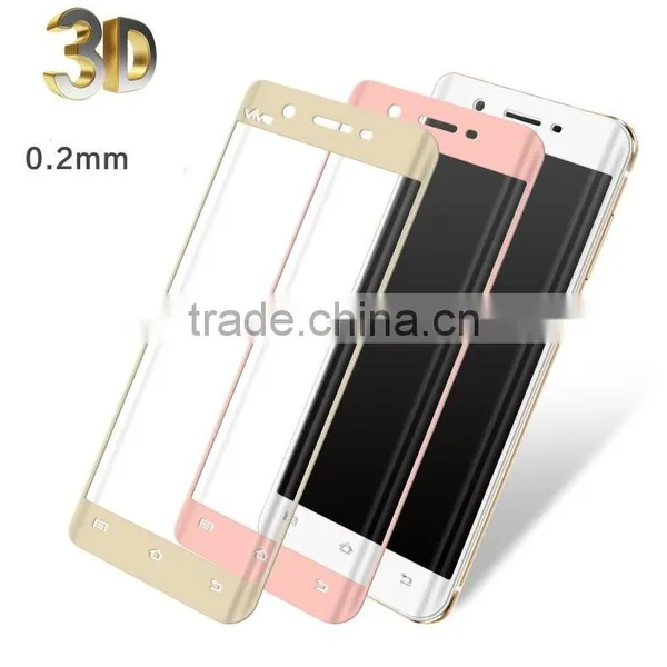 HOT 0.2MM 3D Curved Full Coverage Tempered Glass Screen Protector For BBK VIVO XPLAY 5 Anti-explosion Glass PROTECTOR FILM