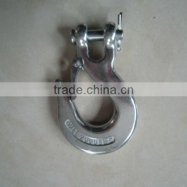 stainless steel cargo hook/eye hook/clevis hook