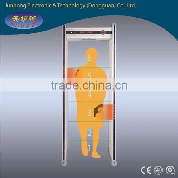 High stable walk through metal detector security equipment