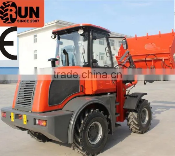 Qingdao Everun Brand CE Approved ER20 Wheel Horse Front End Loader With 4 in 1 Bucket photo-4