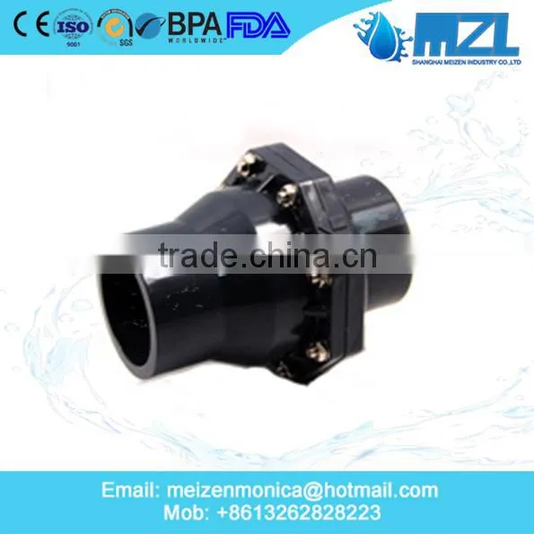 Pvc Sanitary Pipes Fittings/pvc Pipe Fitting/pvc Ball Check Valve in High Quality photo-2