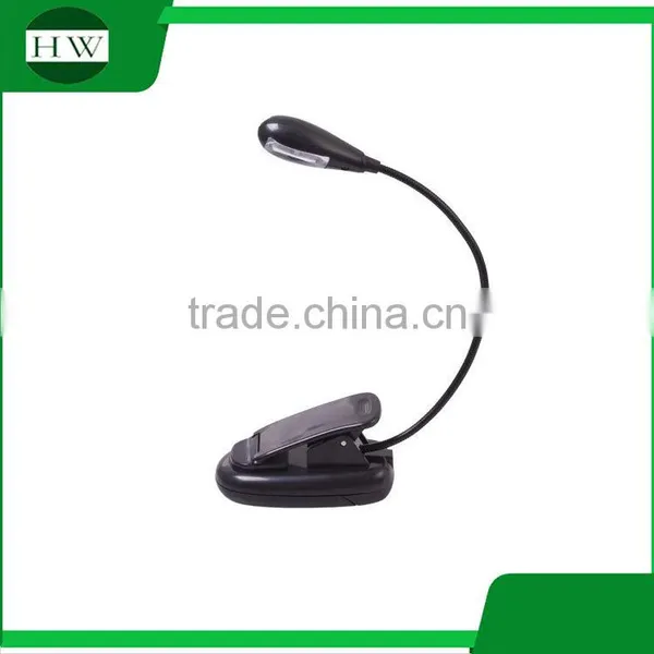Plastic Portable Battery Charge Target Adjustable Foldable Collapsible Folding Led Clamp Clip Work Reading Book Light Lamp photo-5
