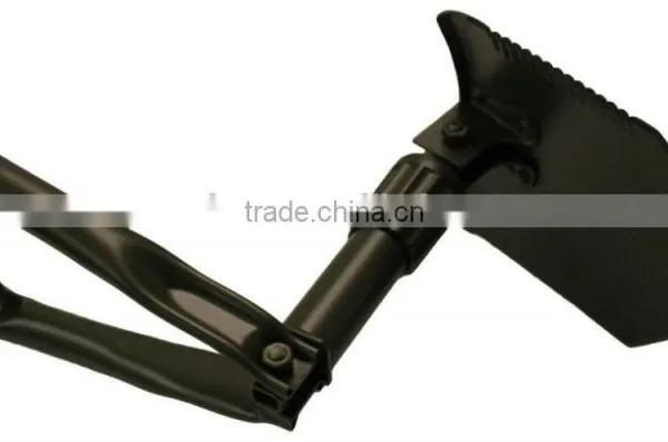 Folding Spade With Bag, Olive Green Comparable Bundeswehr / US Army Military Shovel / Field Spade photo-3