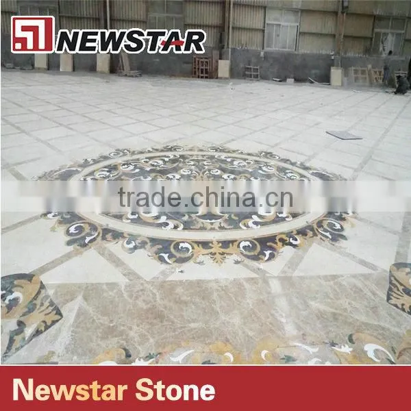 Newstar Marble Medallion Pattern Floor Tile Design Waterjet Mosaic photo-2