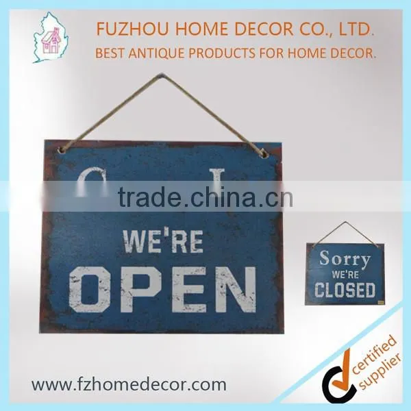 Vintage Wall Hanging Sign Board Designs With Printing Letters photo-3