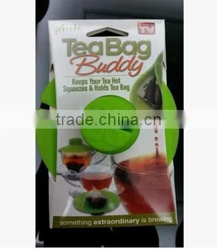 CY176 Silicone Tea Bag Buddy and Cup Cover Lid photo-5