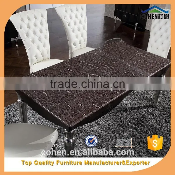 Foshan Top One Luxury Design Dinning Room Furniture Stainless Steel Legs Dinning Chair A67 photo-4