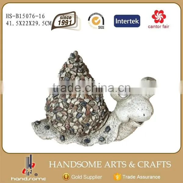 12.5 Inch Resin Outdoor Garden Decoration Snail Sculpture Animal Statues photo-4
