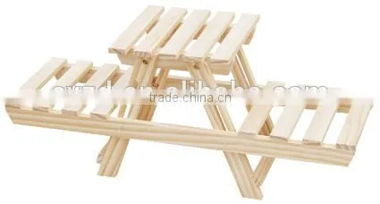 Wooden Mat With Wheels for Your Flower Pot photo-2