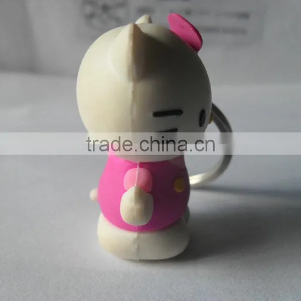 Keyring With Resin Figure Decoration photo-4