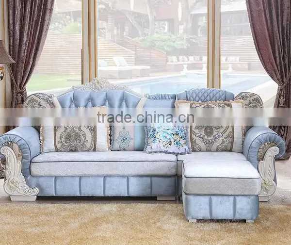 201# Best Selling Antique Classic Fabric Chaise Lounge /corner Sofa/ Functional Sofa photo-4