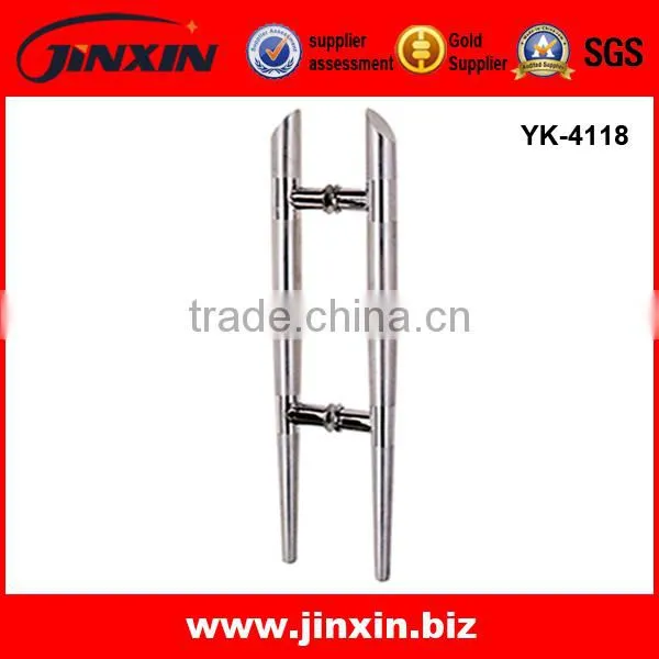 China Supplier Commercial 304 Stainless Steel Glass Door Handle / H Type Glass Door Pull Handle photo-2