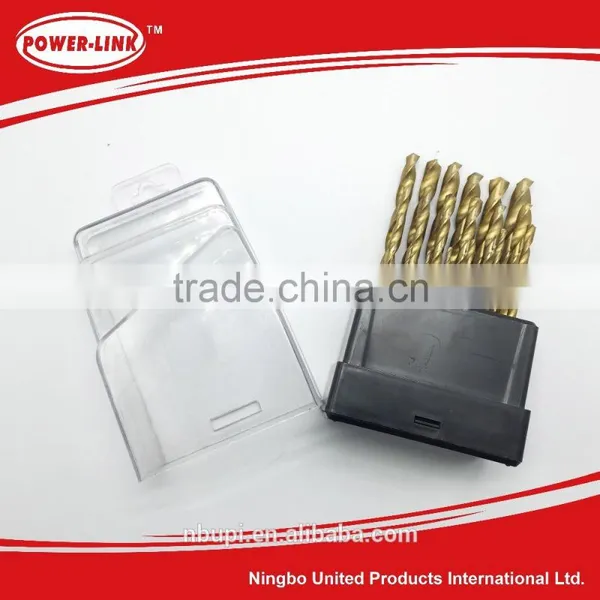 19pcs Twist Drill Set,HSS,tita Coated photo-2