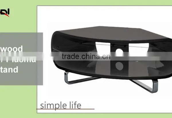 High Quality Modern Design Tempered Cheap Glass Corner TV Stand