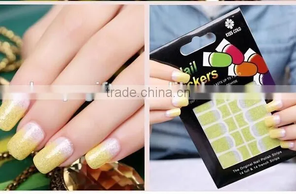 High Quality Gradient Color Nail Sticker, Gradient Nail Stick Fashion Nail Art photo-4