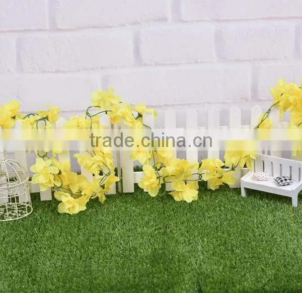 Artificial Hanging Vine Plant Silk Leaf Garland photo-4