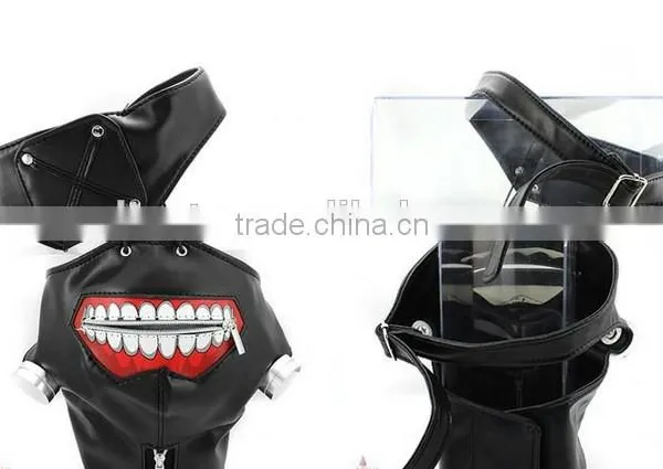 NEW Halloween Anime PU Leather Cosplay Party Mask photo-3