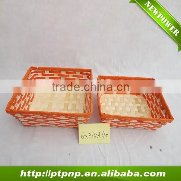 multi-function square bamboo pots