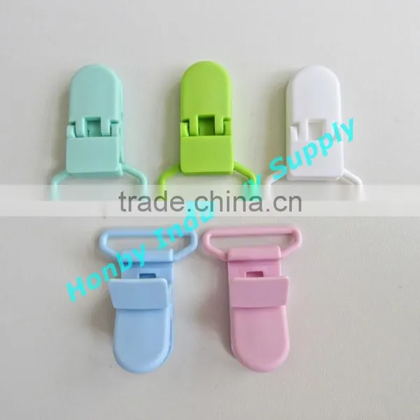 Colored Plastic 25mm Pacifier Clip For Holding Toy Or Pacifier photo-5