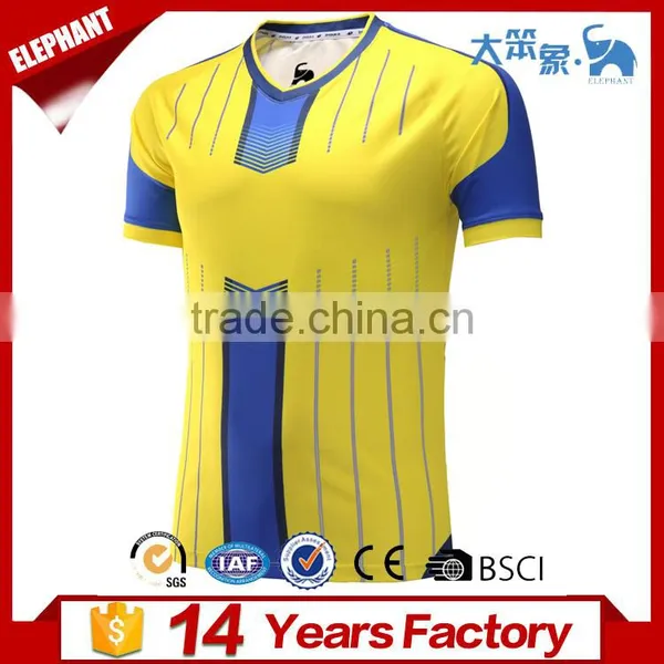 100% Polyester Digital Sublimation Printing Cheap Soccer Jersey photo-4
