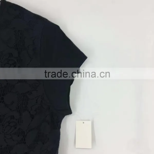 Women Cotton Lace T-shirt Stock Lot photo-2
