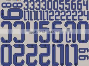 Wholesale Heat Transfer Soccer Numbers Sport Wear, Heat Transfer Printing on Sport Numbers photo-3