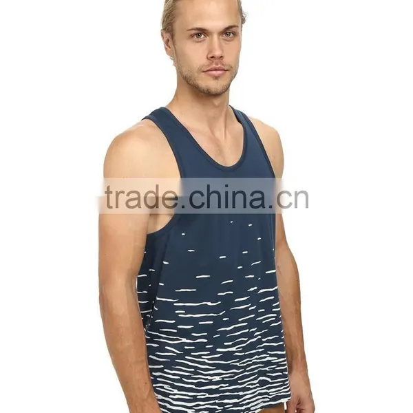 Cheap Oversized Modal Hemp Tank Tops for Men in Bulk photo-4
