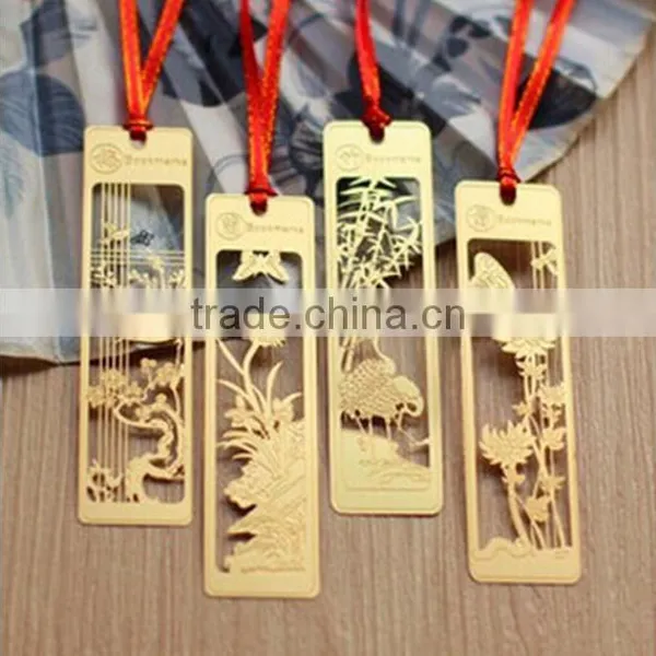 Elegant Red Rose Metal Bookmark Fashion Women Metal Bookmark Tags for Promotional Gifts photo-5