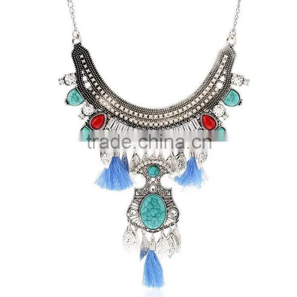 F20033N Latest Design Beads Necklace Colorful and Beautiful Necklace photo-4