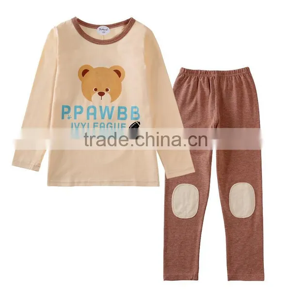 Graphic Design Newborn Toddler Baby Boys Clothing Sets Autumn Girls SetsT-shirts+Pants Kids Clothes Boys Cheap-Dress-China photo-4