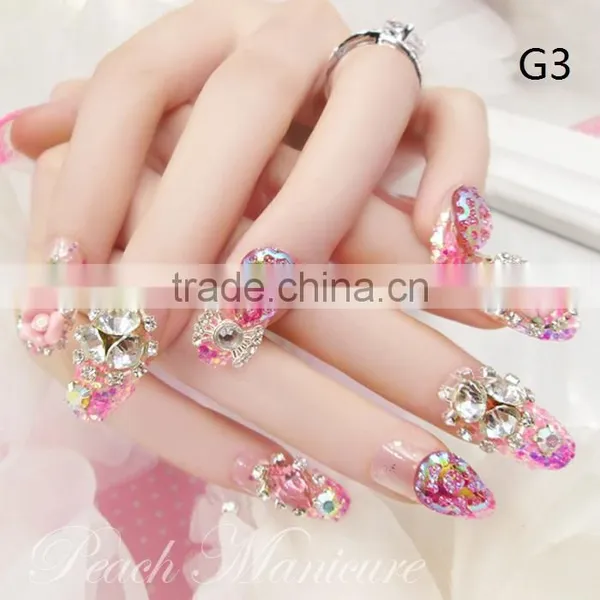 2017 Manicure Artificial Full Nails Art Finished Nails photo-3