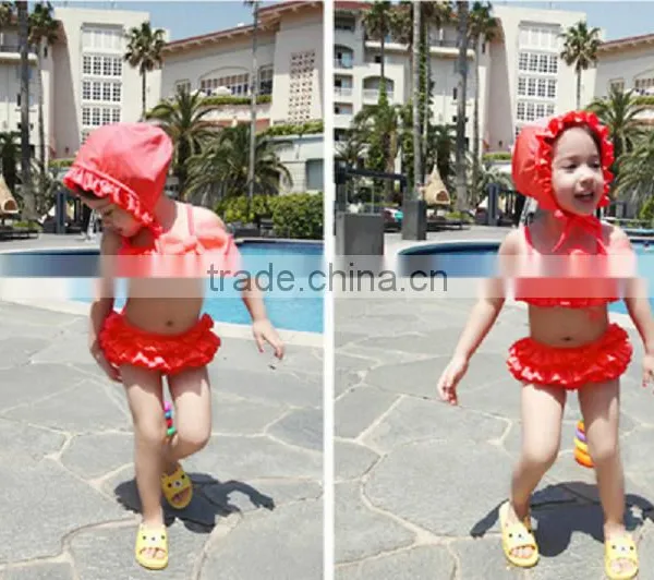 Hot China Children Girl Bikini Swimwear/New Designed Baby Girls' Fashion Swimwear photo-4