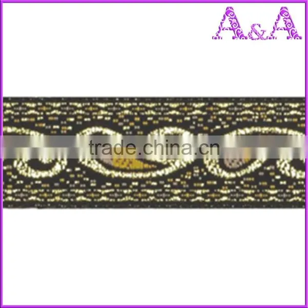 Factory Supply Fashion Jacquard Custom Woven Nylon Elastic Tape photo-3