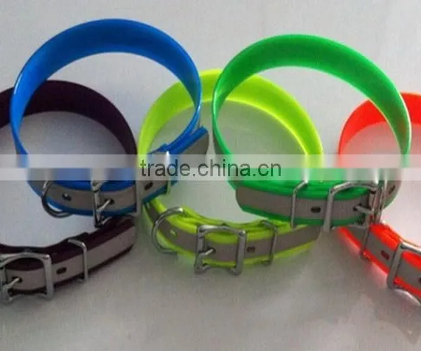 Waterproof Nylon Safety Reflective Dog Collar for Walking photo-5