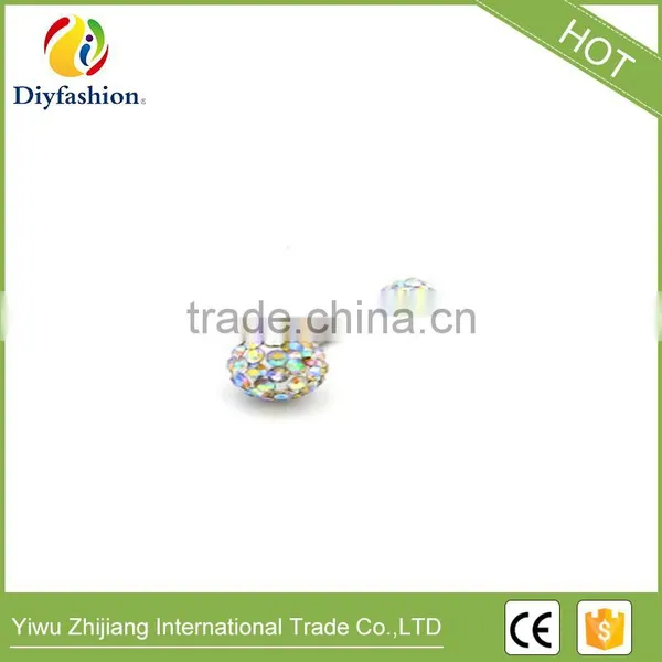 Fashion Diamond Crystal Ball 5mm Colorful Disco Ball Belly Button photo-6