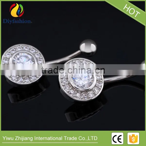 Hot Selling AAA Cubic Zricon Navel Ring With Low Price photo-6