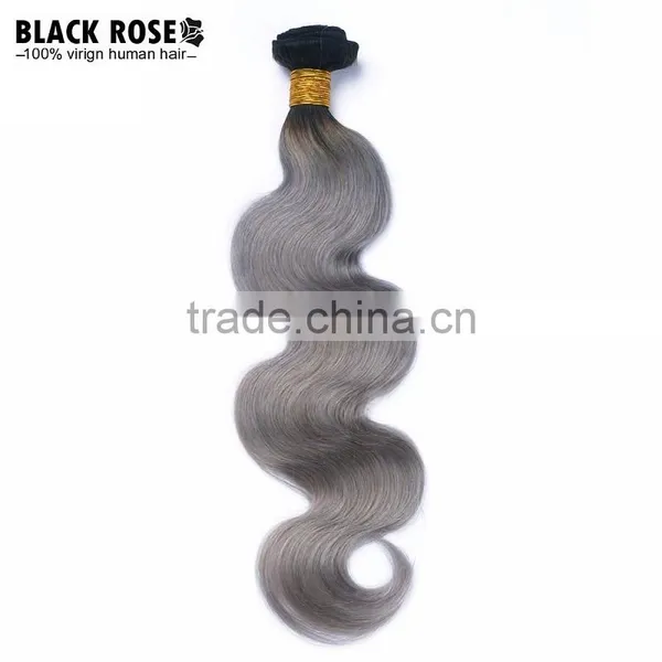 Grade 7A Peruvian Body Wave 2 Tone Ombre Hair Extension, Virgin Hair photo-3