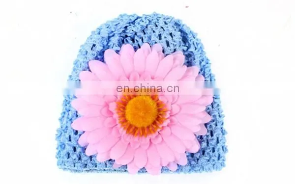 New Born Baby Hat Simulation Sun Flower Child Hat Baby Knitted Hat Elastic Baby Hat photo-5