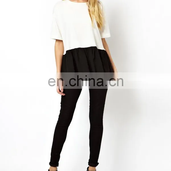 Oversized Peplum Top , Korean Style Women Clothing photo-5