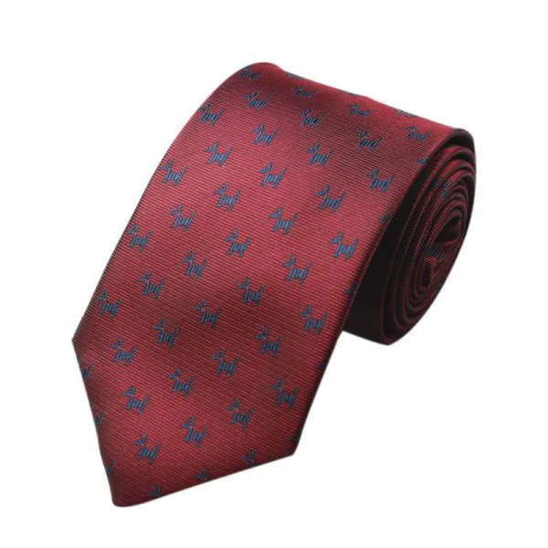 Summer Dots Silk Woven Neckties Silky Finish White