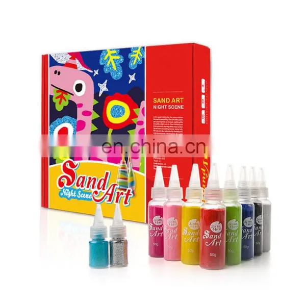 DIY Toys Colorful Art Painting Sand Art Kits for Kids photo-3