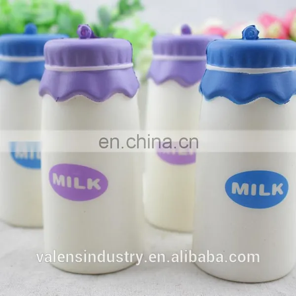 OEM Wholesale Stress Release Soft PU Japan Squishy Licensed Kawaii Slow Rising Milk Bottle Toys Factory Supplier photo-4