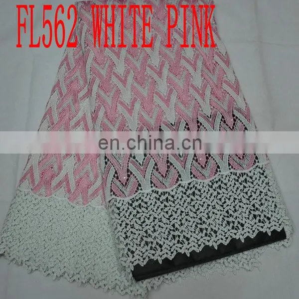 Hot Sale African Lace Fabric/ Guipure Lace Fabric/ Dry Lace/ African Organza Lace Fabric photo-2
