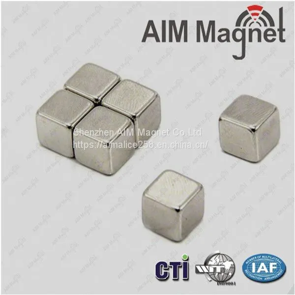 Фабричный маленький магнит в форме блока AIM магнит NdFeb