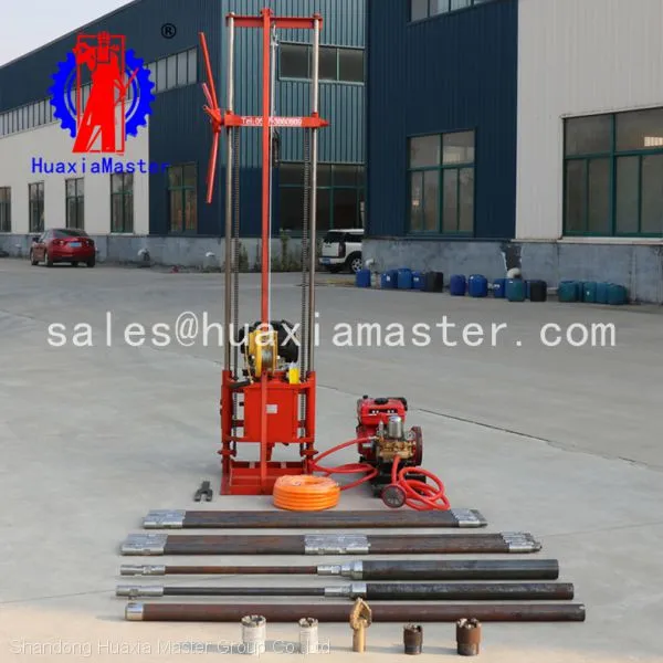 Supply Portable Gasoline Engine Exploration Rig/small Rock Core Testing Drill Rig Machine photo-4
