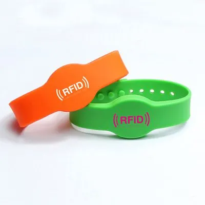 Wholesale Custom Smart Proximity Bracelets Access Control Soft Silicone RFID Wristband photo-5