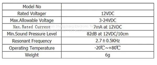 Piezoelectric Passive Buzze Scdz30*10 photo-2