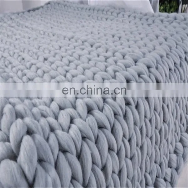 PLFR Super Warm and Cozy Chunky Heavy Wool Knitted Throws Blankets for Winter photo-6